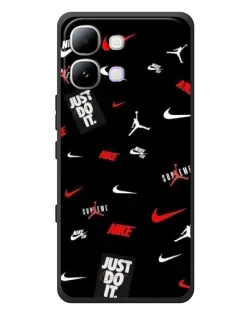 Чехол для Infinix Note Edge с картинкой «Nike Mix Pattern»