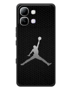Чехол для Infinix Note Edge с картинкой «Jordan Dark Carbon»
