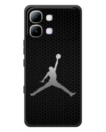 Чехол для Infinix Note Edge с картинкой «Jordan Dark Carbon»