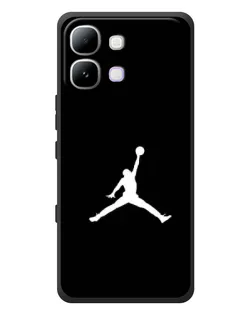 Чехол для Infinix Note Edge с картинкой «Jordan Silhouette»