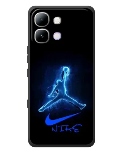 Чехол для Infinix Note Edge с картинкой «Jordan Neon Blue»