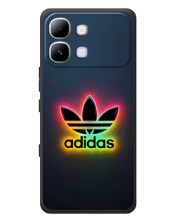 Чехол для Infinix Note Edge с картинкой «Неоновый Adidas»