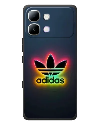 Чехол для Infinix Note Edge с картинкой «Неоновый Adidas»