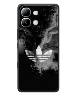 Чехол для Infinix Note Edge с картинкой «Абстрактный дым Adidas»