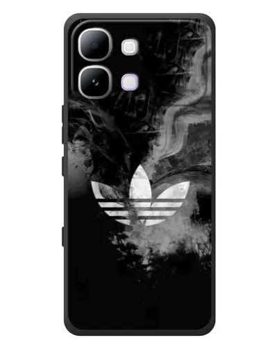 Чехол для Infinix Note Edge с картинкой «Абстрактный дым Adidas»