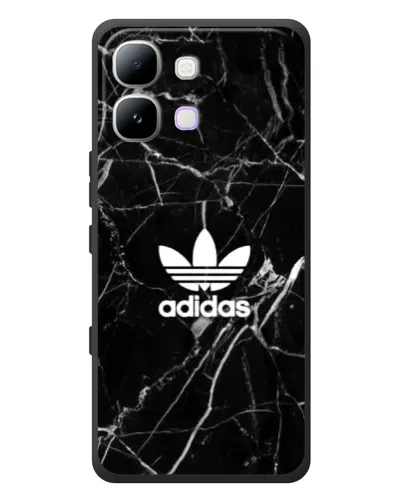 Чехол для Infinix Note Edge с картинкой «Белый мрамор Adidas»
