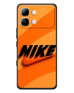 Чехол для Infinix Note Edge с картинкой «Оранжевый драйв Nike»