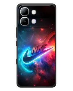 Чохол для Infinix Note Edge з картинкою «Вогняний логотип Nike»