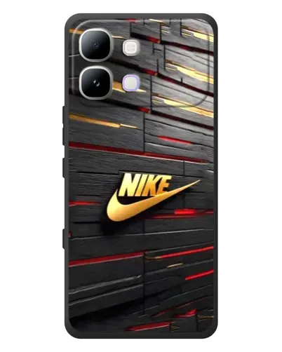 Чохол для Infinix Note Edge з картинкою «Золотий Nike на металі» Чохол для Infinix Note Edge з картинкою «Золотий Nike на металі»