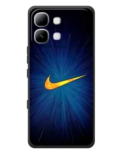 Чохол для Infinix Note Edge з картинкою «Синій пульс Nike» Чохол для Infinix Note Edge з картинкою «Синій пульс Nike»