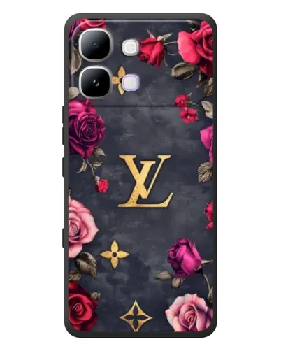 Чехол для Infinix Note Edge с картинкой «Цветочный Louis Vuitton»