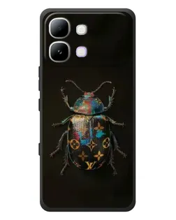 Чехол для Infinix Note Edge с картинкой «LV — мраморный принт»