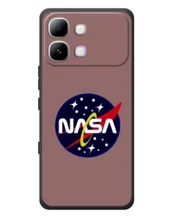 Чехол для Infinix Note Edge с картинкой «NASA — ретро космос»