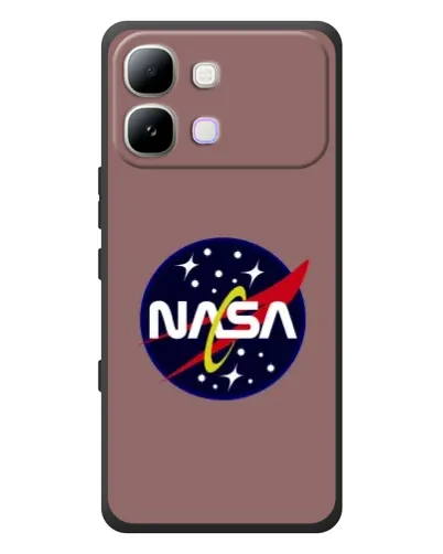 Чехол для Infinix Note Edge с картинкой «NASA — ретро космос»