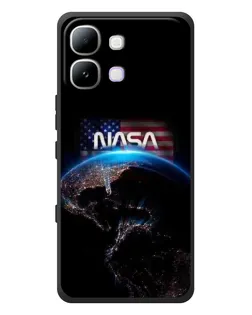 Чехол для Infinix Note Edge с картинкой «Земля из космоса NASA»