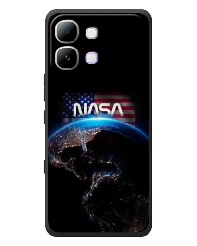 Чехол для Infinix Note Edge с картинкой «Земля из космоса NASA»