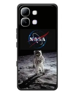 Чехол для Infinix Note Edge с картинкой «Астронавт на Луне»