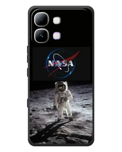 Чехол для Infinix Note Edge с картинкой «Астронавт на Луне»