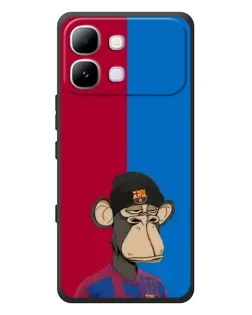 Чехол для Infinix Note Edge с картинкой «Bored Ape — фанат Барсы»