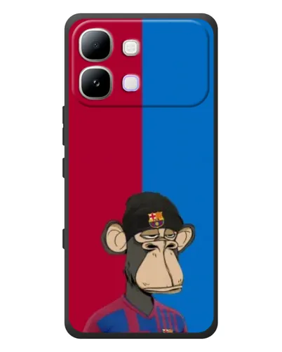 Чехол для Infinix Note Edge с картинкой «Bored Ape — фанат Барсы»