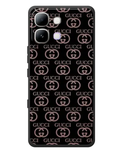 Чехол для Infinix Note Edge с картинкой «Классическая монограмма Gucci»