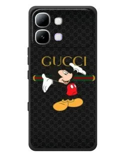 Чехол для Infinix Note Edge с картинкой «Микки Маус Gucci»