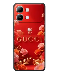 Чехол для Infinix Note Edge с картинкой «Gucci — золотой сад»