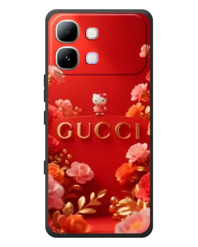 Чехол для Infinix Note Edge с картинкой «Gucci — золотой сад»