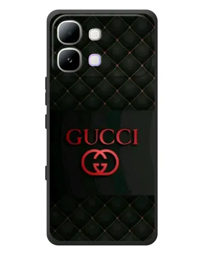 Чехол для Infinix Note Edge с картинкой «Gucci — стеганый черный»