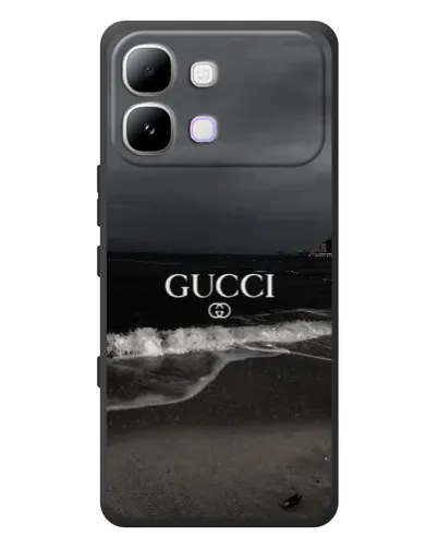 Чехол для Infinix Note Edge с картинкой «Gucci — морской прибой»