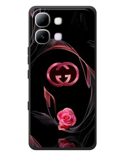 Чехол для Infinix Note Edge с картинкой «Gucci — неоновая роза»