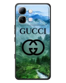 Чехол для Infinix Note Edge с картинкой «Gucci — горный пейзаж»