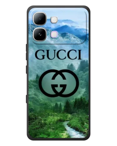 Чехол для Infinix Note Edge с картинкой «Gucci — горный пейзаж»