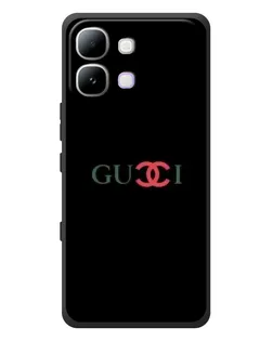 Чехол для Infinix Note Edge с картинкой «Gucci — красный градиент»