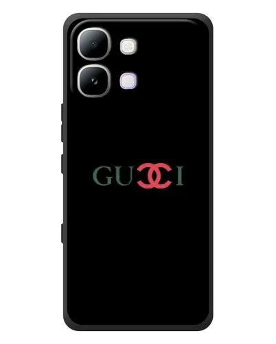 Чехол для Infinix Note Edge с картинкой «Gucci — красный градиент»