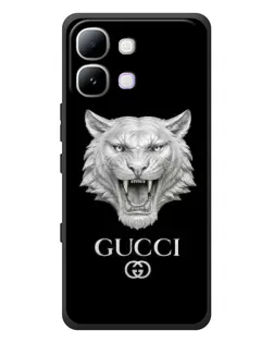 Чехол для Infinix Note Edge с картинкой «Gucci — серебряный лев» Чехол для Infinix Note Edge с картинкой «Gucci — серебряный лев»