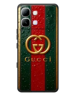 Чехол для Infinix Note Edge с картинкой «Gucci — фирменная полоса и золото» Чехол для Infinix Note Edge с картинкой «Gucci — фирменная полоса и золото»