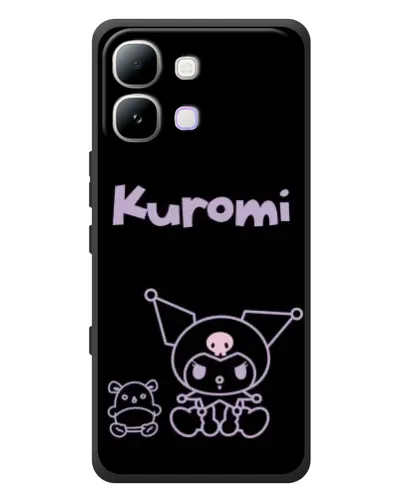 Чехол для Infinix Note Edge с картинкой «Kuromi — черный минимализм» Чехол для Infinix Note Edge с картинкой «Kuromi — черный минимализм»