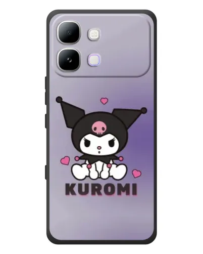 Чехол для Infinix Note Edge с картинкой «Kuromi — фиолетовый арт» Чехол для Infinix Note Edge с картинкой «Kuromi — фиолетовый арт»