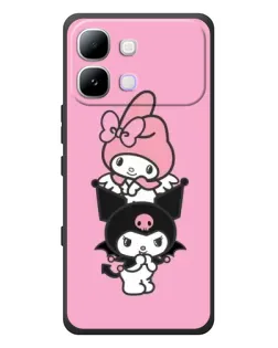 Чехол для Infinix Note Edge с картинкой «My Melody и Kuromi»