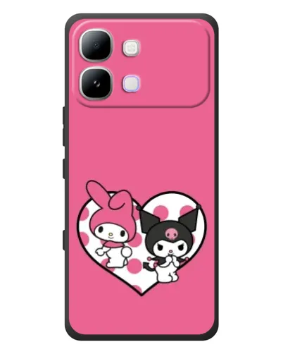 Чехол для Infinix Note Edge с картинкой «Kuromi и My Melody» Чехол для Infinix Note Edge с картинкой «Kuromi и My Melody»