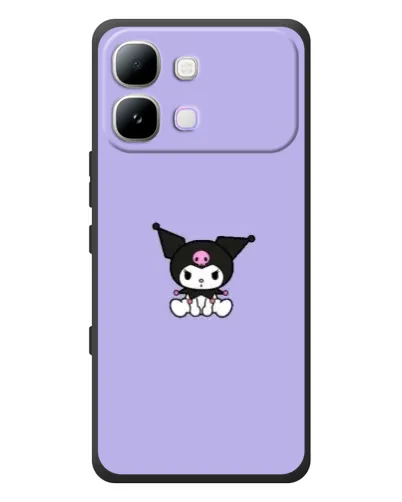 Чехол для Infinix Note Edge с картинкой «Kuromi — фиолетовый минимализм» Чехол для Infinix Note Edge с картинкой «Kuromi — фиолетовый минимализм»