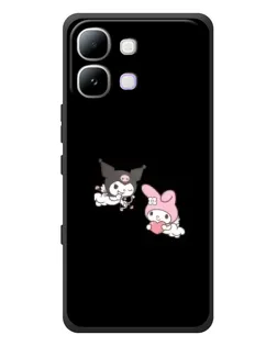 Чехол для Infinix Note Edge с картинкой «My Melody и Kuromi»