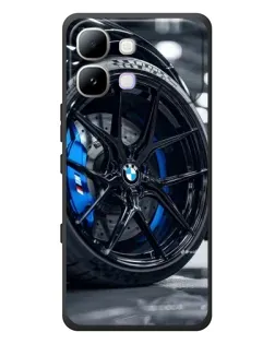 Чехол для Infinix Note Edge с картинкой «Колесо BMW вблизи»