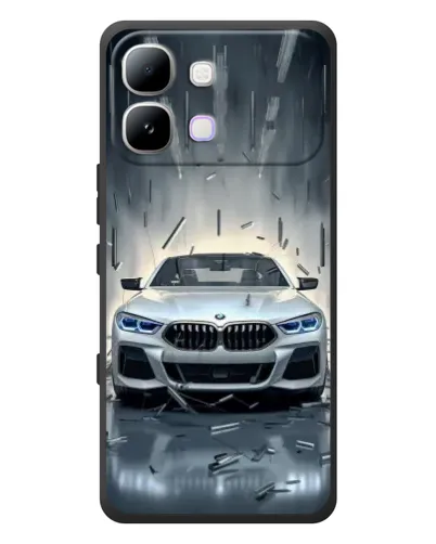 Чехол для Infinix Note Edge с картинкой «BMW в свете фар»