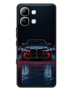 Чехол для Infinix Note Edge с картинкой «BMW на мокрой дороге»