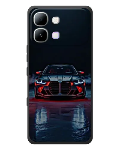 Чехол для Infinix Note Edge с картинкой «BMW на мокрой дороге»