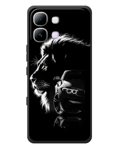 Чехол для Infinix Note Edge с картинкой «BMW и лев»