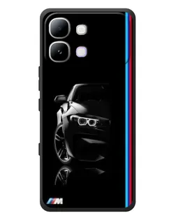 Чехол для Infinix Note Edge с картинкой «Силуэт BMW в темноте»