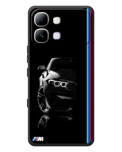 Чехол для Infinix Note Edge с картинкой «Силуэт BMW в темноте»